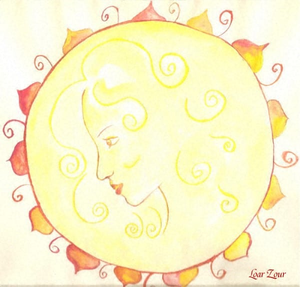 femme soleil