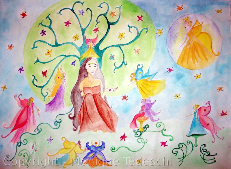 Les fées dans la prairie enchantée