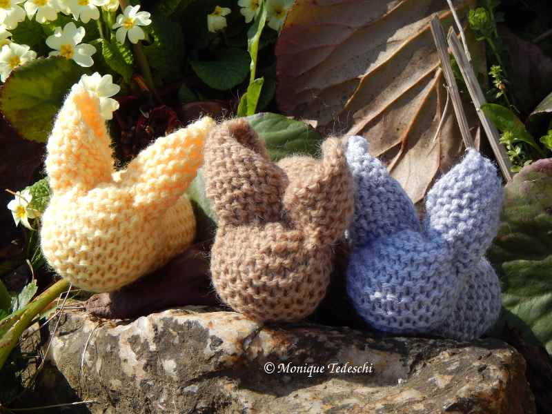 lapin tricoté