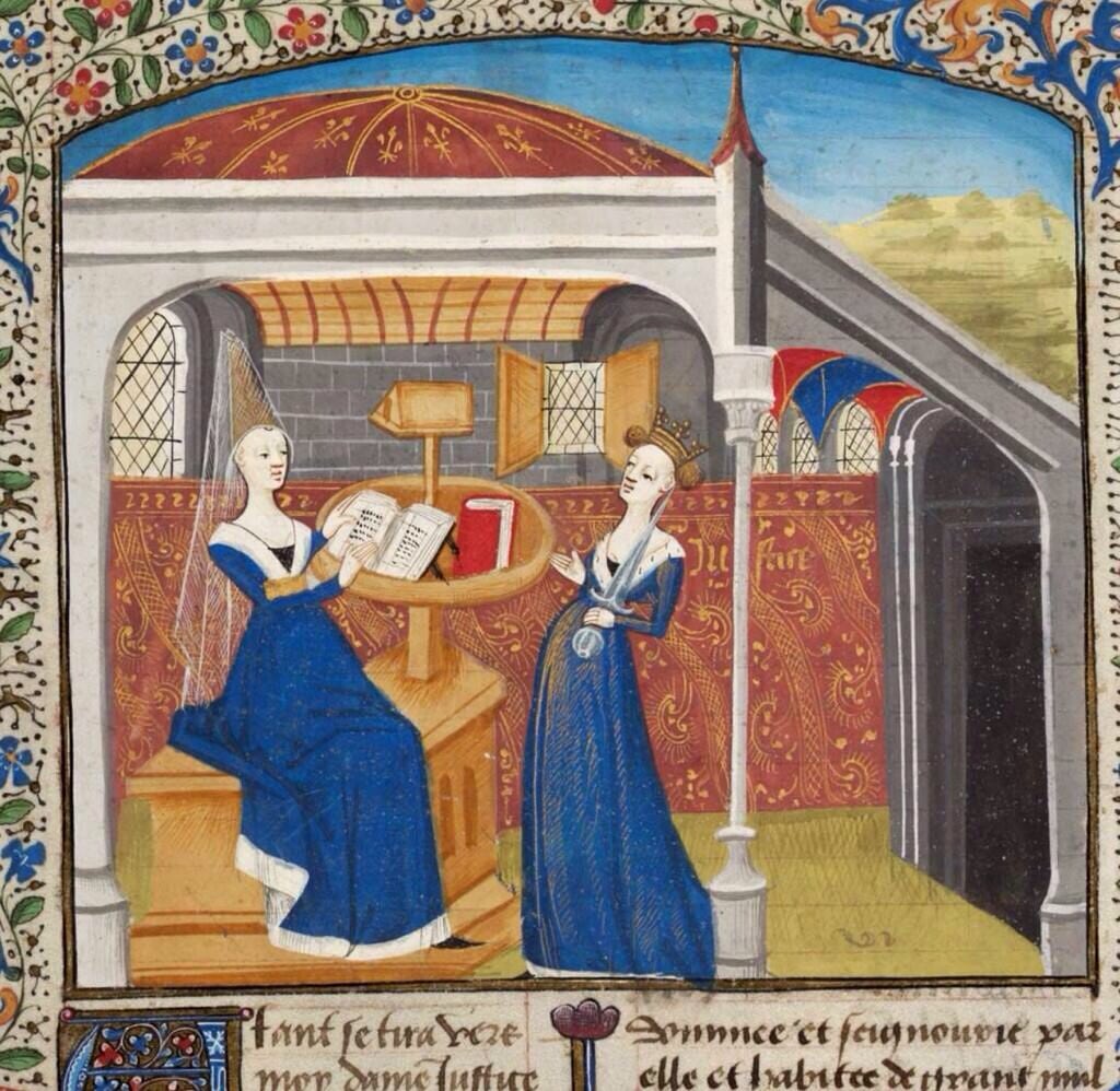 Christine de Pisan et dame Justice