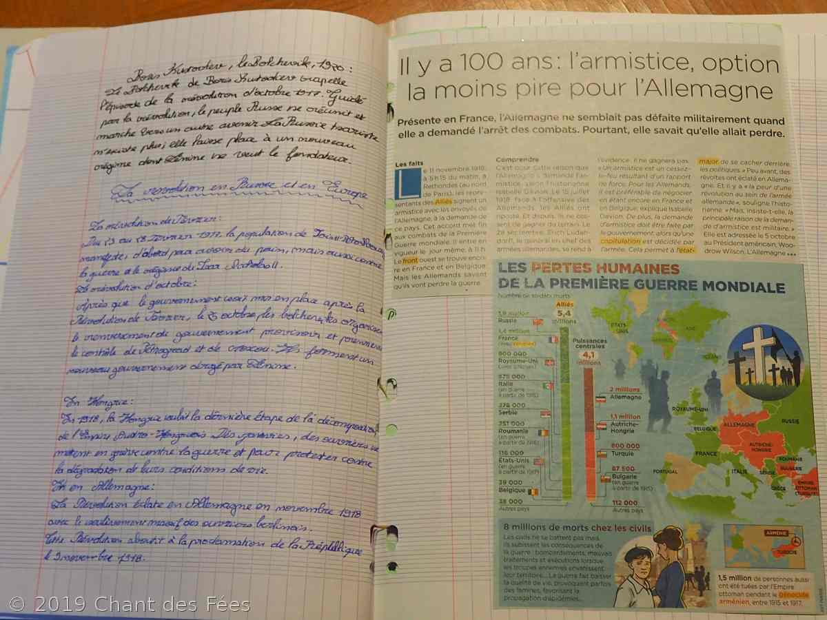 premier bloc d'Histoire