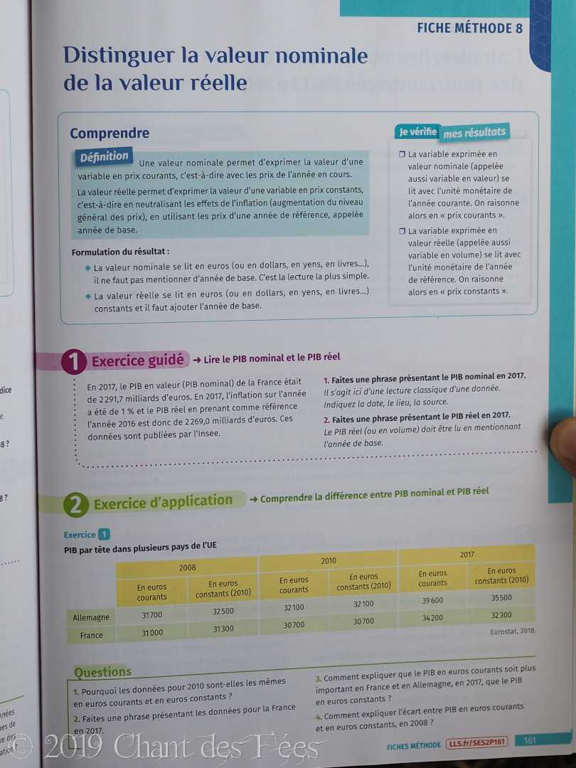 Manuels SES et Français seconde de Le Livre Scolaire