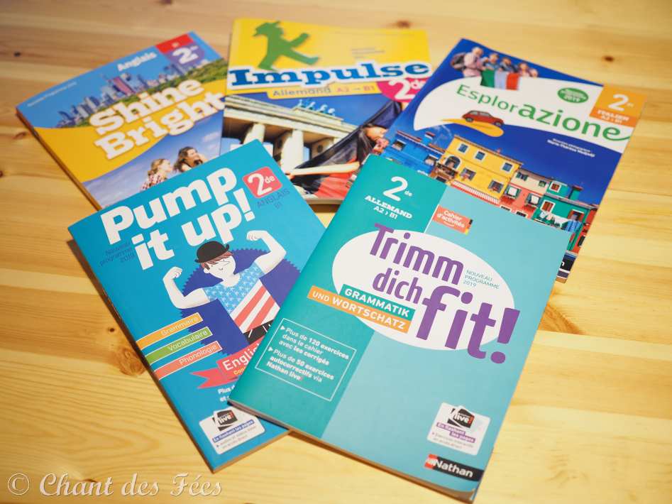 manuels de langue Seconde Nathan