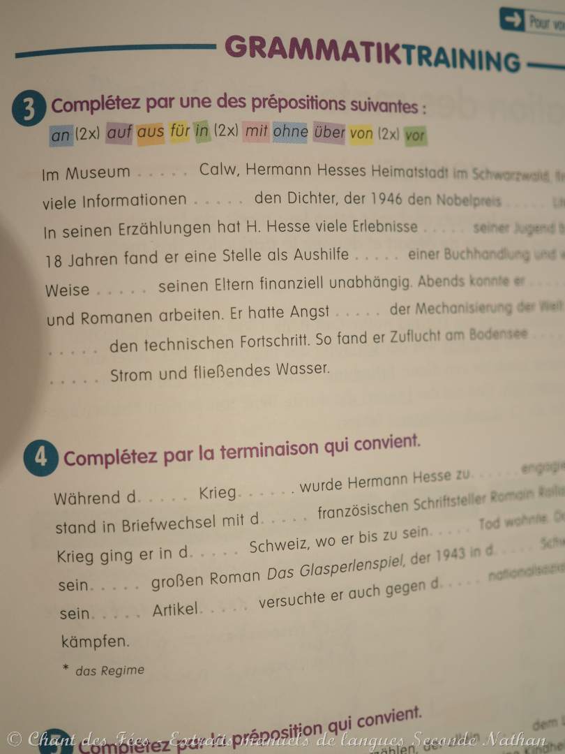 manuels de langue Seconde Nathan