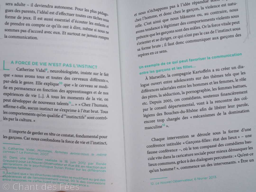 éducation des garçons