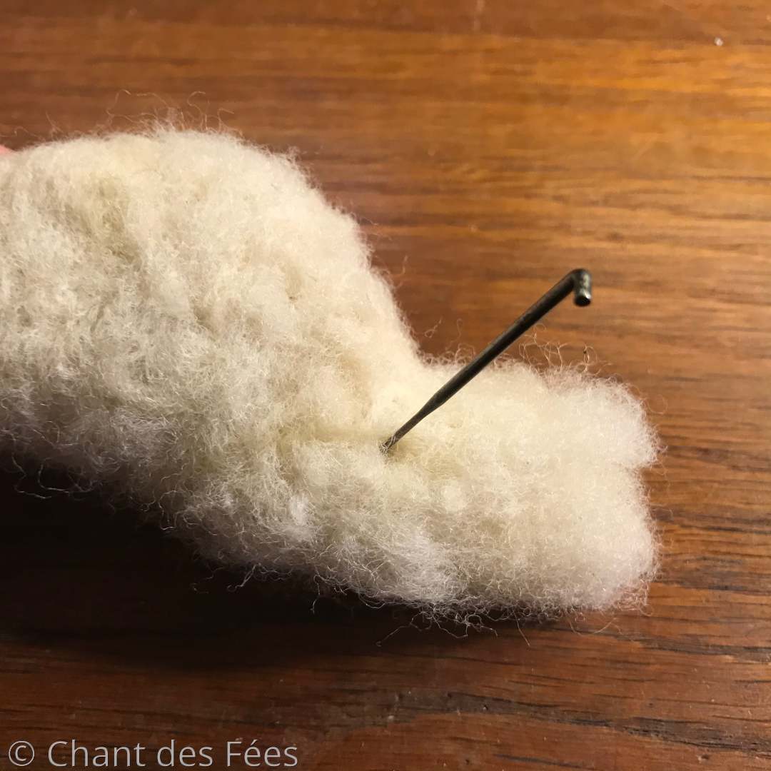 boeuf en laine feutrée