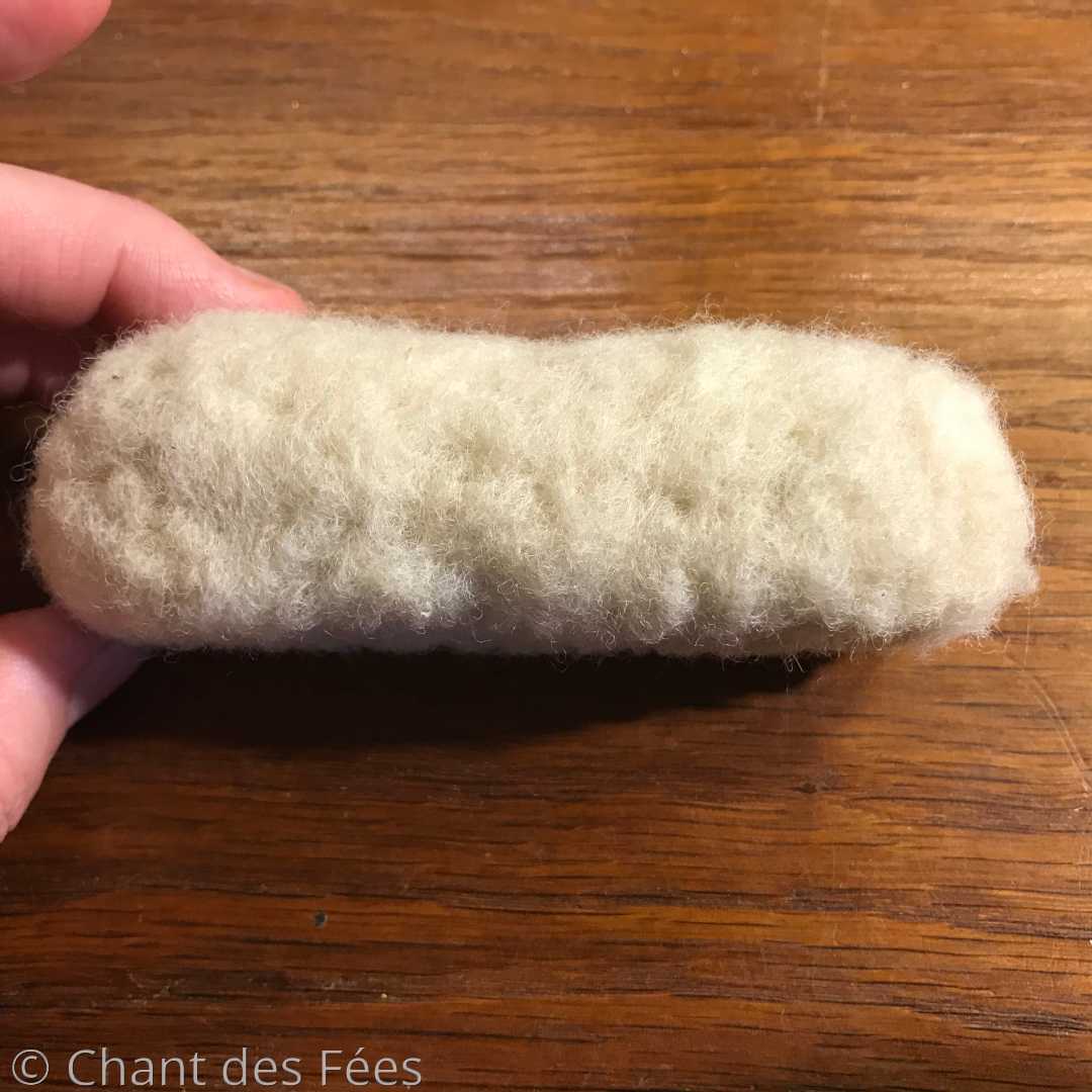 boeuf en laine feutrée