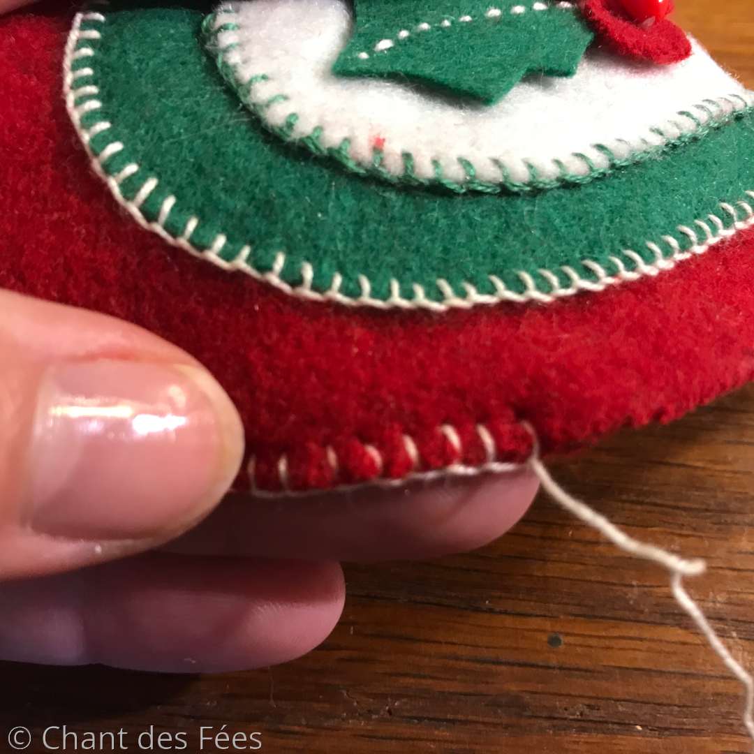 coeur en feutrine