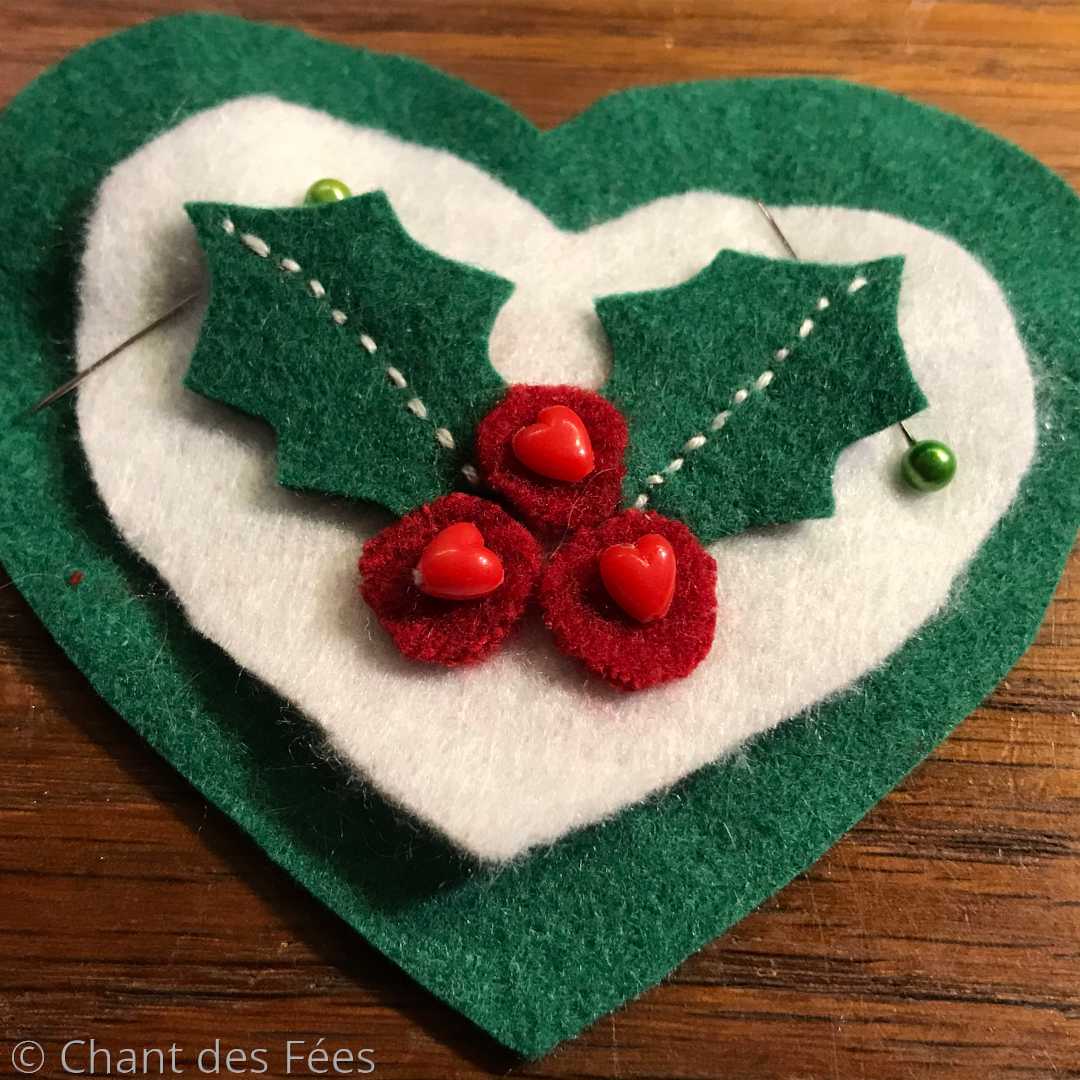 coeur en feutrine