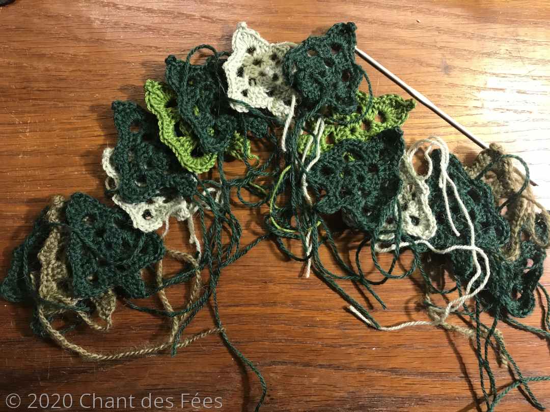 sapins crochetés