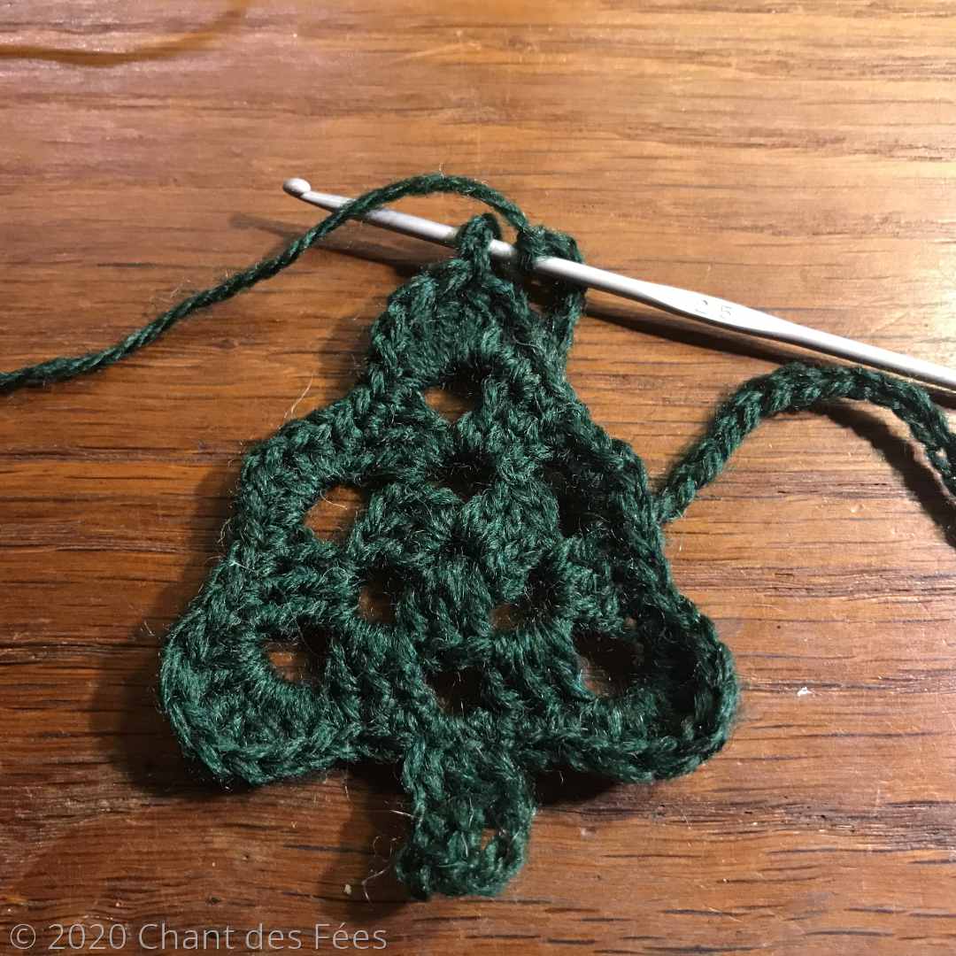 sapins crochetés